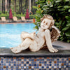Image of Pause For Repose Garden Angel Statue