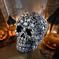 Bonetastic Giant Garden Skull Statue