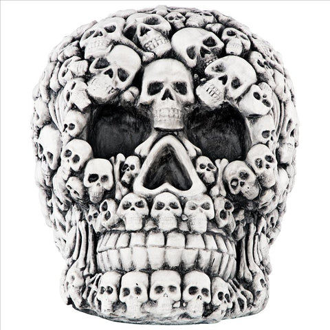 Bonetastic Giant Garden Skull Statue