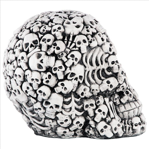 Bonetastic Giant Garden Skull Statue