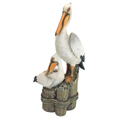 Oceans Perch Pelican Statue
