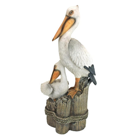 Oceans Perch Pelican Statue