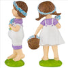 Image of Set Of 2 Bluebonnet Twin Statues