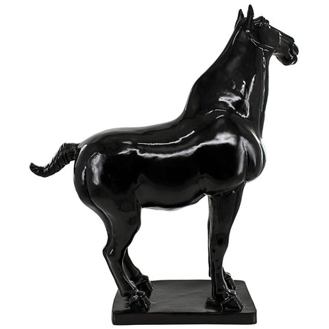 Black Tang Horse Statue
