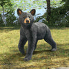 Image of Snooping Cub Black Bear Statue