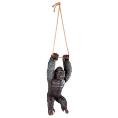 Gorilla Hanging From Rope