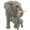 Image of Mama And Baby Elephant Statue