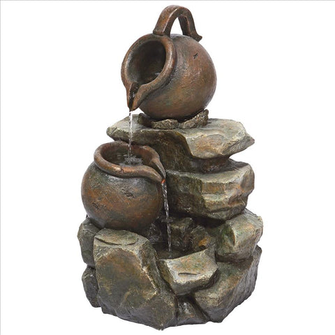 Lataverna Cascading Urns Led Fountain