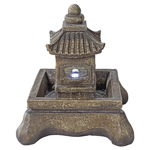 Mokoshi Pagoda Illuminated Fountain
