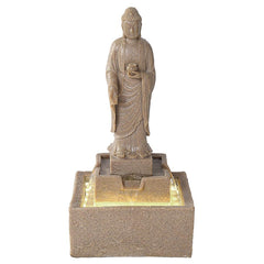 Buddha Fountain Square Base W/ Led