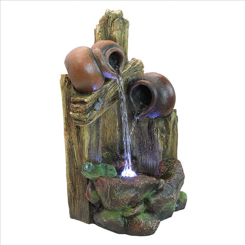 Ravello Cascading Urns Led Fountain