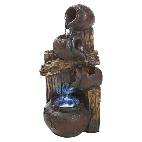 Casa Chianti Cascading Urns Led Fountain