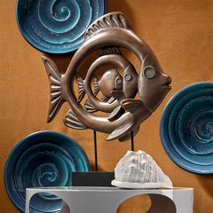 Concentric Tropical Ocean Fish Statue