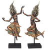 Image of Set Of Two Thai Teppanon Temple Dancers