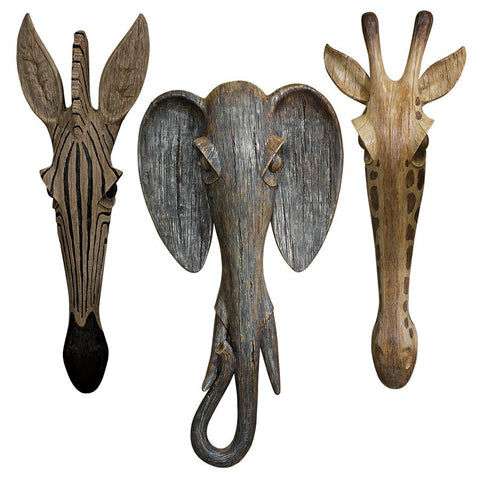 S/3 Animal Masks Of The Savannah