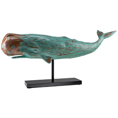 Folk Art Whale Statue