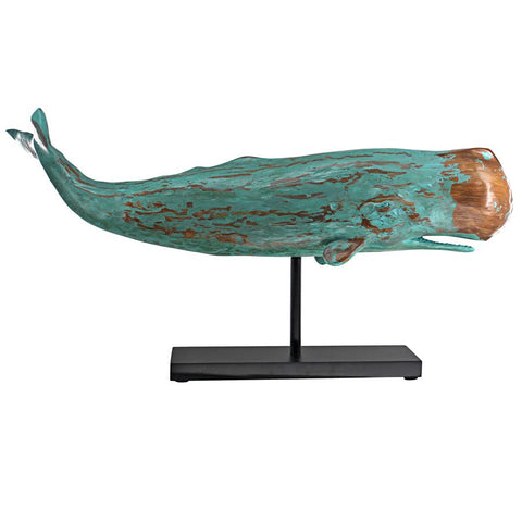 Folk Art Whale Statue