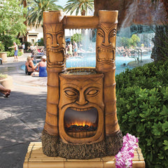 Tiki Gods Of Fire And Water Fountain