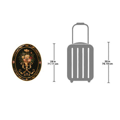 Italian Garden Oval Painting
