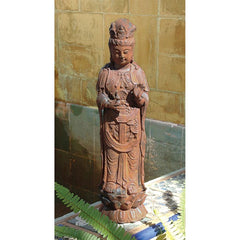 Goddess Guan Yin Iron Statue