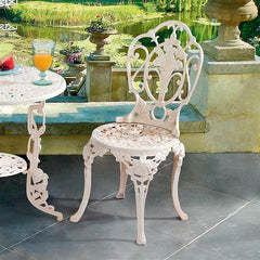 Garden Of Roses Iron Bistro Chair