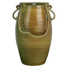 Ceramic Rippling Jar Fountain