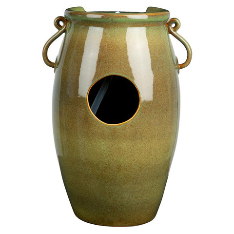 Ceramic Rippling Jar Fountain