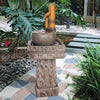 Image of Bamboo Wellspring Pedestal Fountain