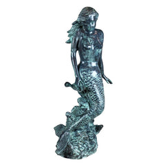 Goddess Of The Sea Mermaid Bronze