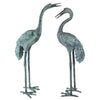 Image of Bronze Cranes Pair Large