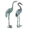 Image of Bronze Cranes Pair Large