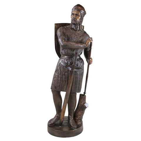 Battle Ready Medieval Soldier Bronze