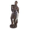 Image of Battle Ready Medieval Soldier Bronze