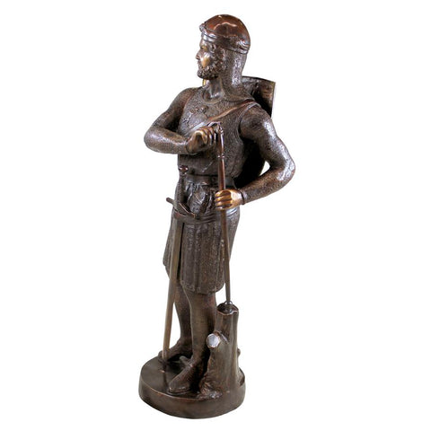 Battle Ready Medieval Soldier Bronze