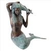 Image of Medium Isle Of Capri Bronze Mermaid