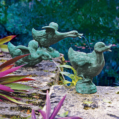 S/3 Bronze Ducks