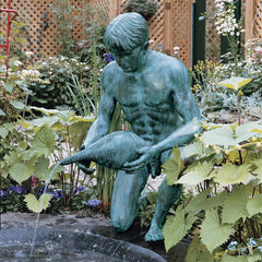 Man With Shell Bronze