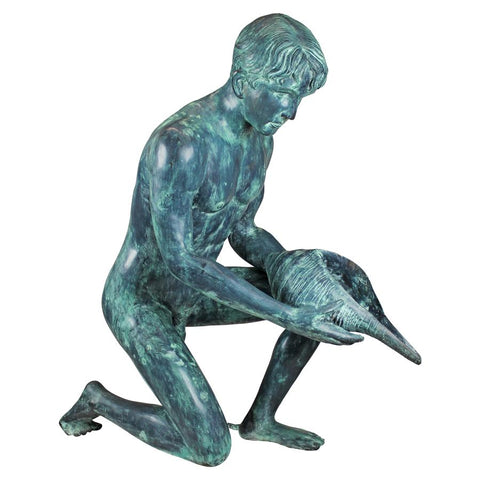 Man With Shell Bronze