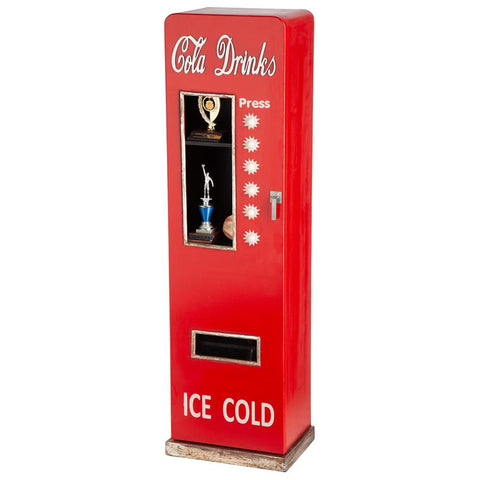 1950S Retro Cola Pop Machine Cabinet