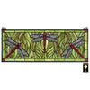 Image of Emerald Green Dragonfly Stained Glass