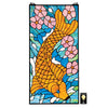 Image of Asian Koi Stained Glass Window