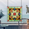Image of Celtic Floral Quatrefoil Window