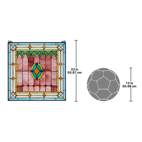 Craftsman Stained Glass Window