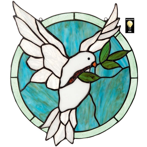 Dove Of Peace Stained Glass