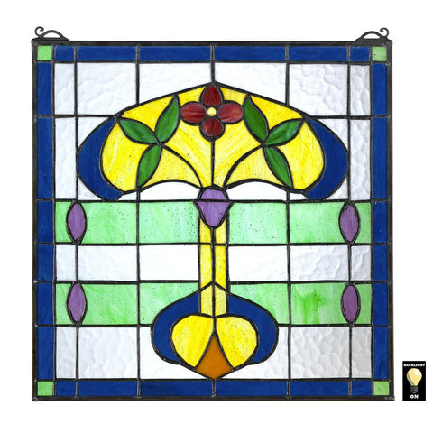 Horta Tiffany Style Stained Glass Window