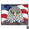 Image of Bald Eagle Stained Glass Window