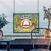 Image of Lion Coat Of Arms Stained Glass Window