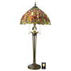 Image of Croton Leaves Stained Glass Table Lamp