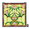 Image of Nouveau Lily Stained Glass Window