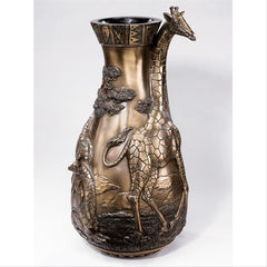 Giraffes Of The Savanna Vase